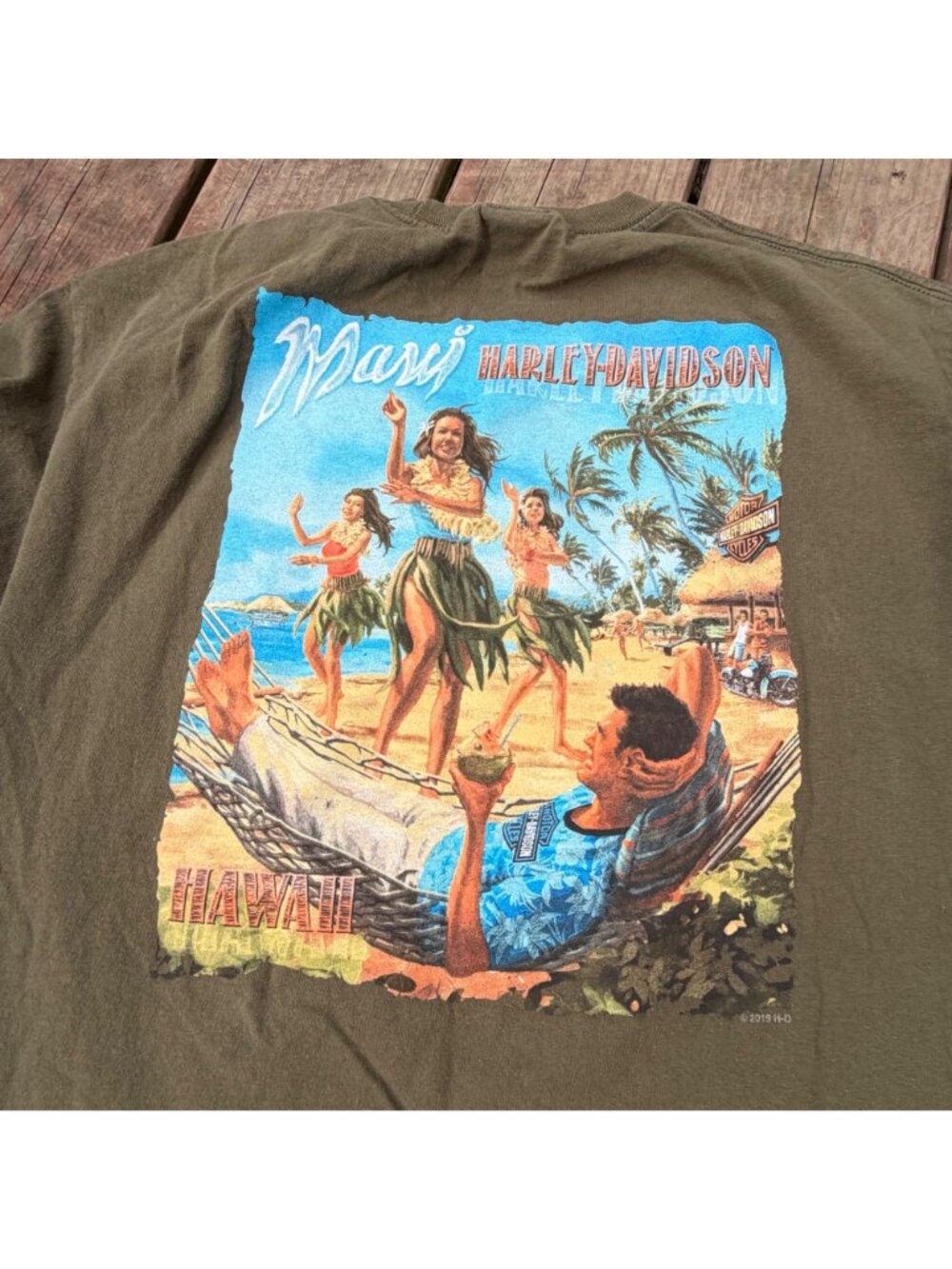 Harley-Davidson Maui Hawaii Graphic Tee - Picture 7 of 9